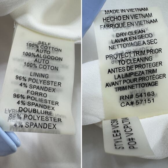 Vince Camuto Black Layered Eyelet Dress 6 Halter Fit Flare Preppy Whimsigoth Y2k - Picture 14 of 16